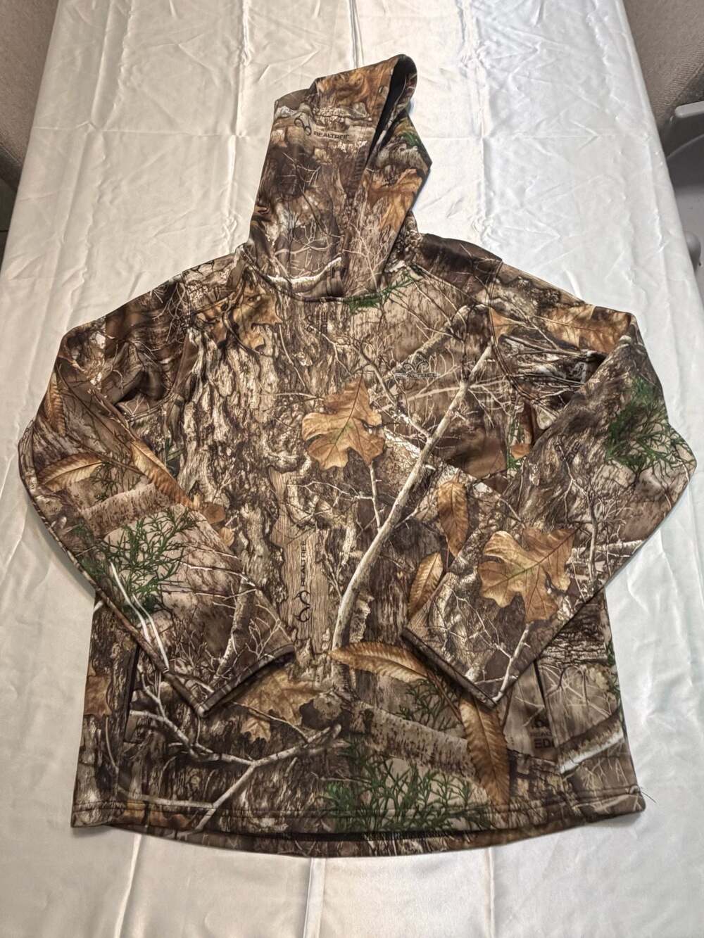 Realtree Edge Camouflage Women's Pullover Hoodie Size L 12-14